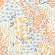 Seamless Pattern with Wild Flowers
