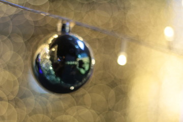 Wall Mural - Xmas Ball Before the new year light