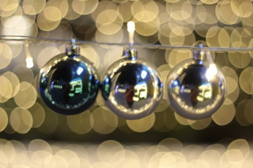 Wall Mural - Xmas Ball Before the new year light