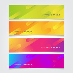 Wall Mural - Vector abstract banner design web template