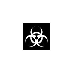 Wall Mural - bio hazard sign icon vector design symbol