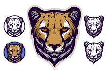 Cheetah Head Front Emblem