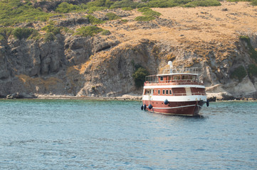 boat on the sea