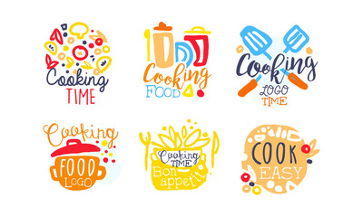 Sticker - Cooking Logo and Labels Design Vector Set