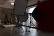 © Kateryna Yaremchuk - Christmas photo studio, decor in a photo studio