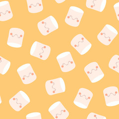 Sticker - Cute marshmallow random pattern