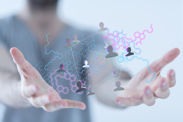 human social network and leadership as concept