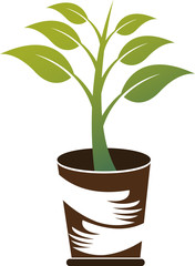 Sticker - care plant logo