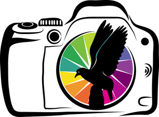 Sticker - wild photography logo 