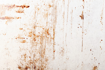 Canvas Print - iron wall with scratches and rust. background for design