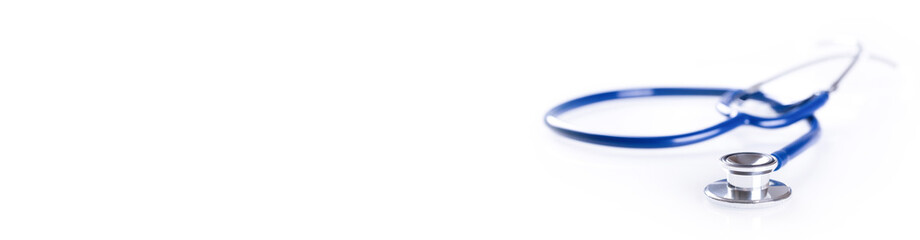 doctor stethoscope on white background