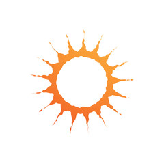 Wall Mural - sun logo vector design template. sun icon element collection.