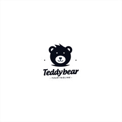 Wall Mural - Teddy Bear logo design template