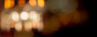 Leinwandbild Motiv Abstract city lights blur blinking background. Soft focus. Horizontal long banner.