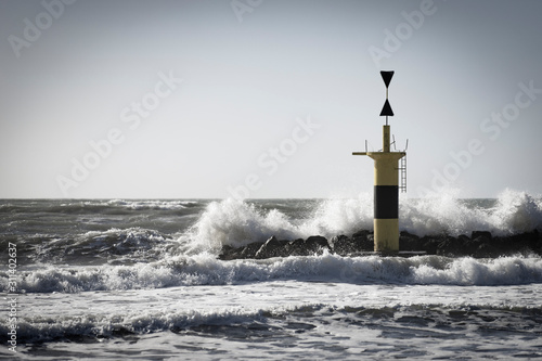 storm in the bay