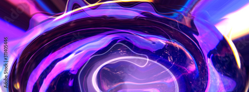 Blurred abstract neon background.