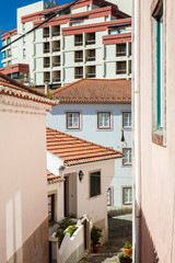 Wall Mural - The beautiful alleys of Sintra in a sunny early spring day