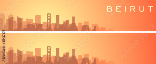 Beirut Beautiful Skyline Scenery Banner