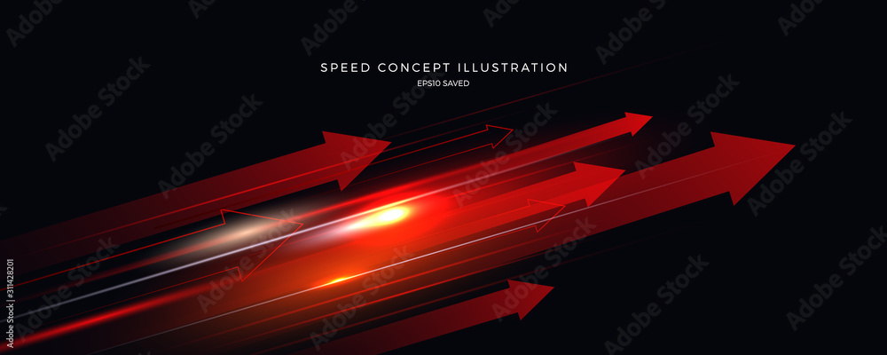 speed concept illustration, fast background Stock Vector | Adobe Stock