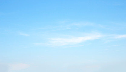 Wall Mural - beauty white cloud and clear blue sky in sunny day texture background