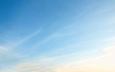 Wall Mural - beauty white cloud and clear blue sky in sunny day texture background