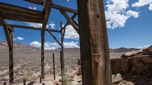 Time Lapse Of An Abandoned Gold Mine In The California Desert.