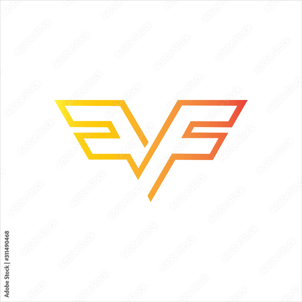 Initial letter ff logo vector templates Stock Vector | Adobe Stock