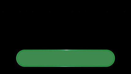 Wall Mural - Animated Lower Third  Alpha Channel Green Blank Overlay Spot Place For Titles And Names On Transparent Background