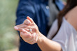 © Joseph Dilag - Engagement ring holding hands