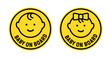 © kolonko - Baby on board sign icon. Child safety sticker warning emblem. Baby safety design illustration