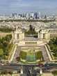 Paris, Blick vom Eiffelturm, Trocadero, La Defense, Frankreich