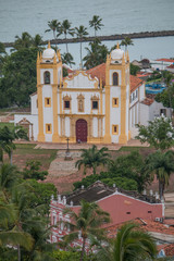 Canvas Print - Churches of Olinda from above, Brazil, South America