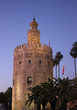 Sevilla tower with clear sky