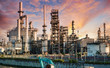 © Shinonome Studio - Petrochemical industry on sunset