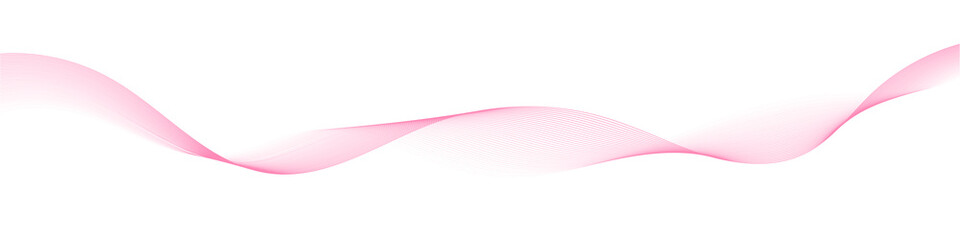 Abstract pink wave lines on white background for valentine and girl. Suit for poster, flyer, banner, and illustration