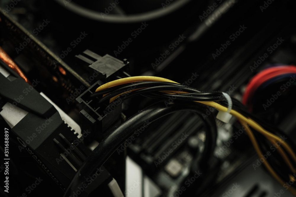 A Complex Computer Desktop Parts parts and components of a desktop pc Stock Photo | Adobe Stock
