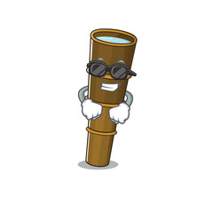 Sticker - Super cool telescope Scroll character with black glasses