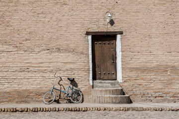 Traditional house in an ancient city in Central Asia