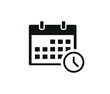 © premium design - calendar clock trendy icon vector symbol