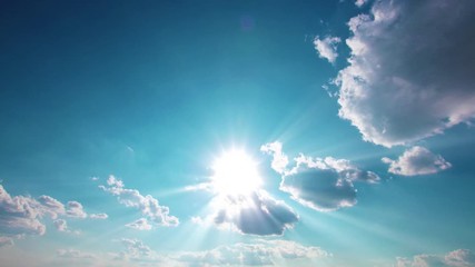sky and clouds. sunset. timelapse.