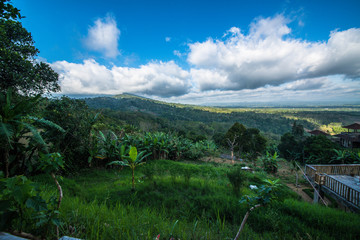 A beautiful view of Bali in Indonesia.