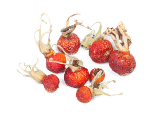 Wall Mural - Heap of dried rose hips