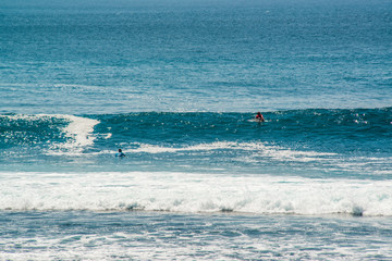 Sticker - A beautiful view of Uluwatu beach in Bali, Indonesia.