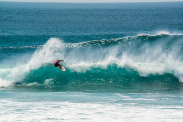 Sticker - A beautiful view of Uluwatu beach in Bali, Indonesia.