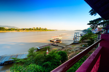 Sticker - Mae Kong river in Chiang Saen district