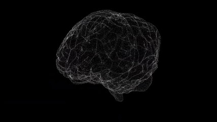 Aufkleber - Futuristic head up display motion element virtual biomedical holographic human body scan neurological examination, axial skeleton, vertebral column, DNA and heart diagnostic for background display
