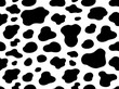 © Natallia - texture cow white black spot repeated seamless pattern print