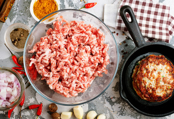 Poster - minced meat