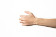 © xxxstudio - Human hand in picking gesture isolate on white background