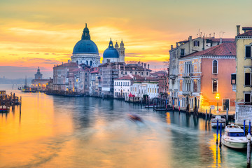 Wall Mural - Grand Canal and Basilica Santa Maria della Salute, Venice, Italy